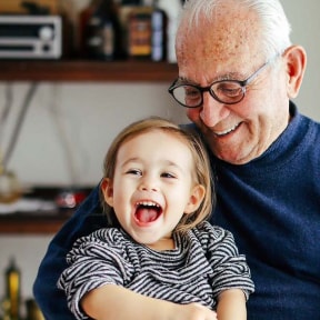 grandparent and child