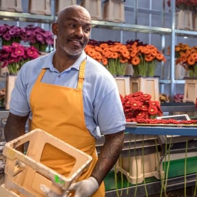 flower businessman