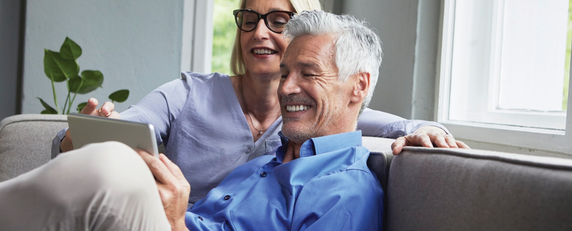 happy mature couple