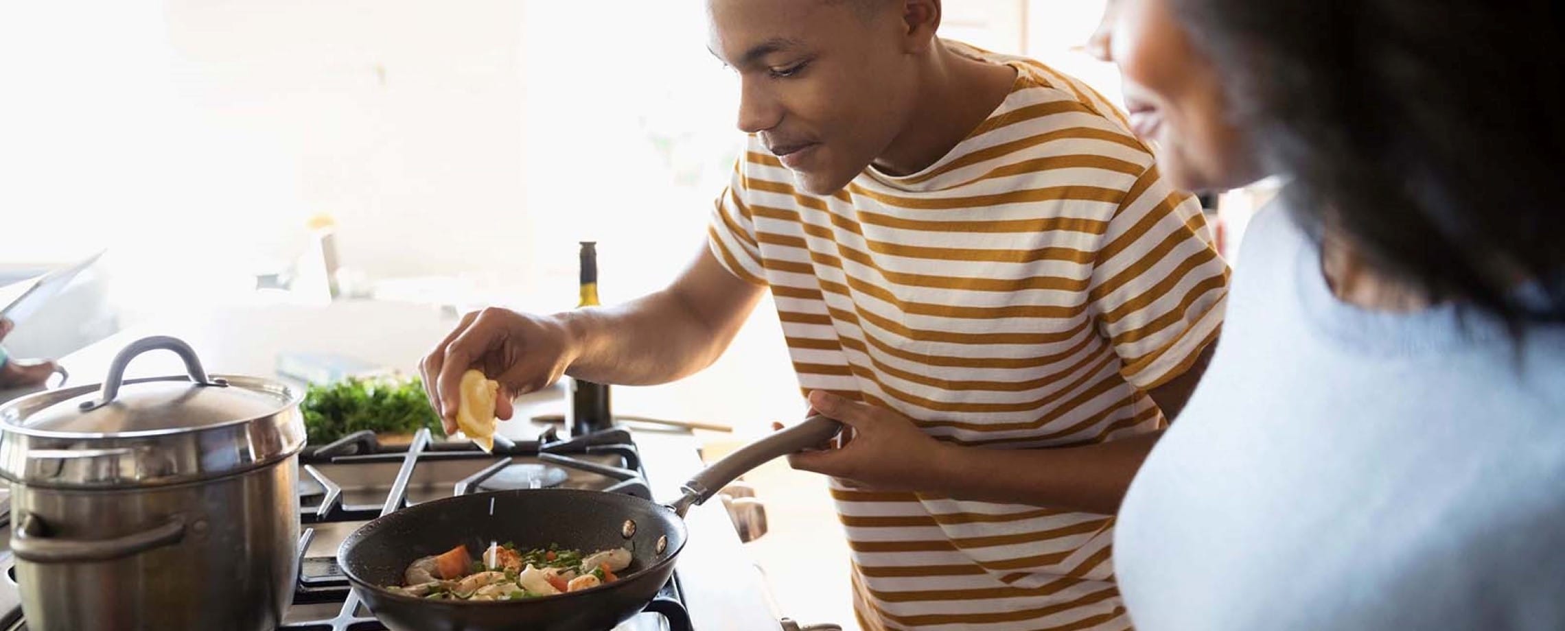 cooking with a touch of lemon