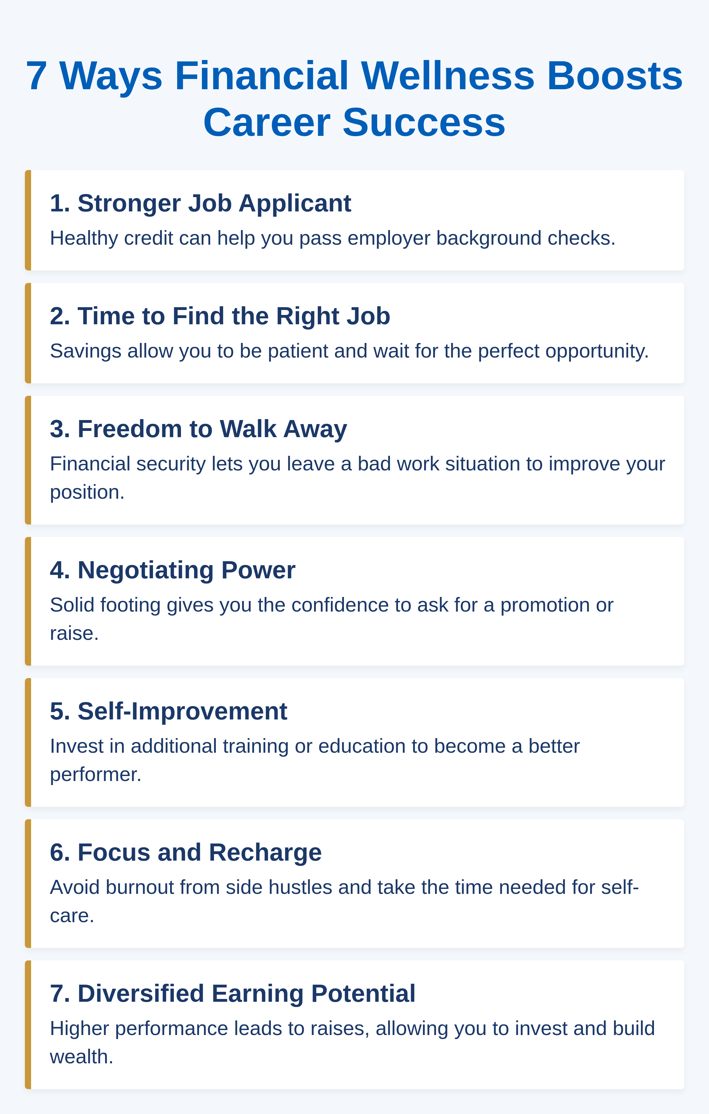 career success points