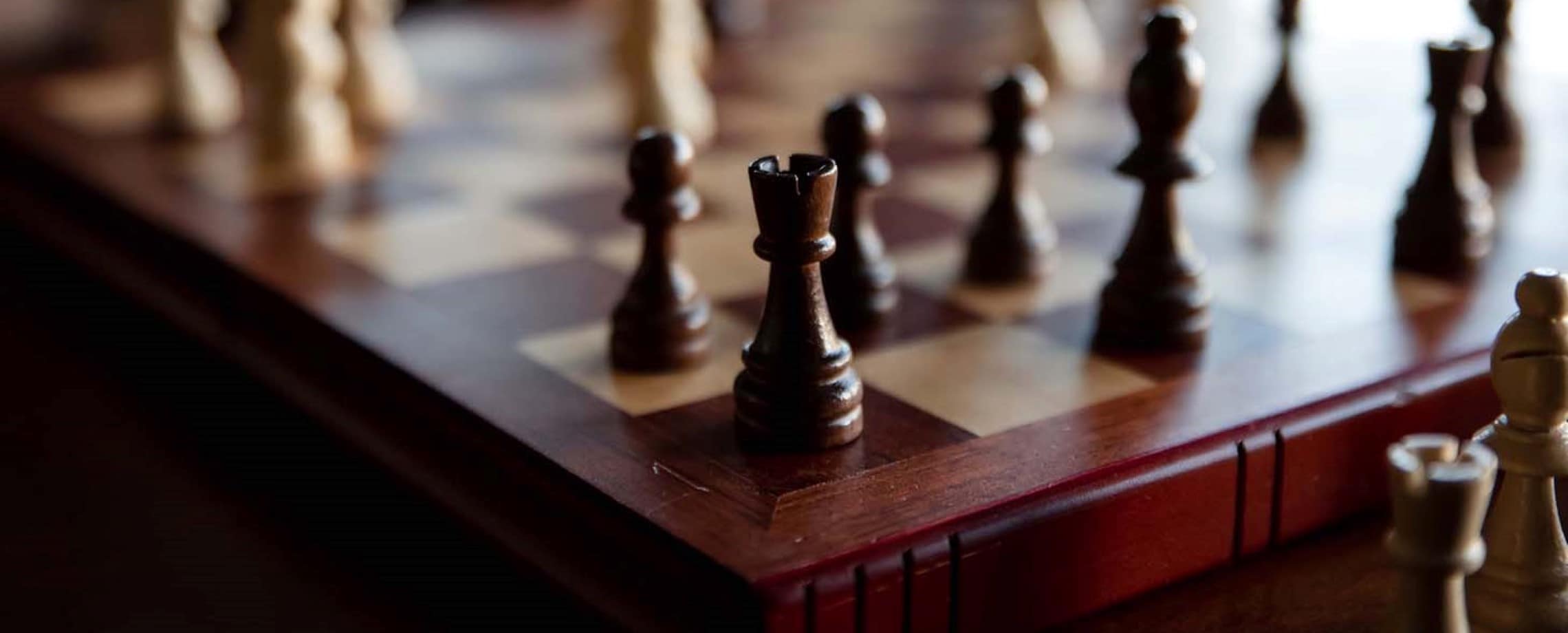 chess rook cornered