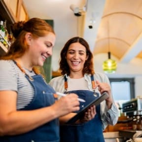 micro business owners looking over funding options