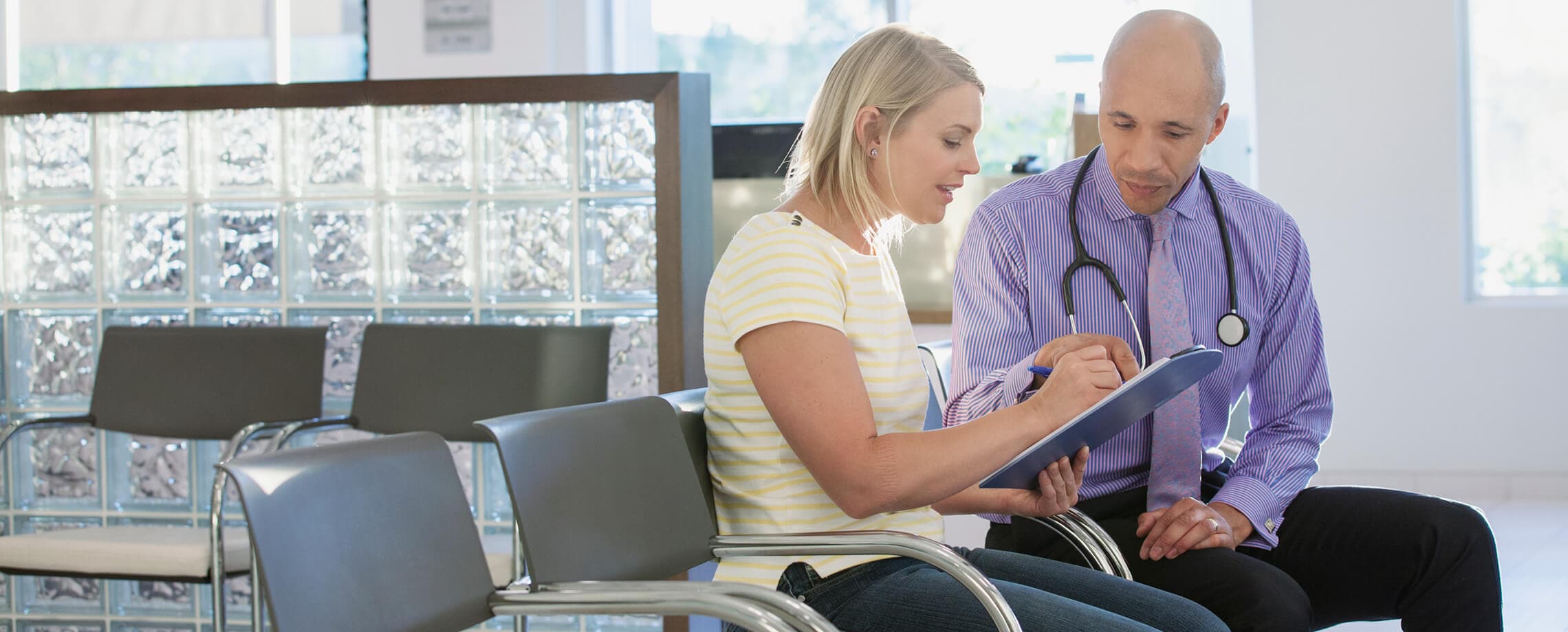 doctor with patient