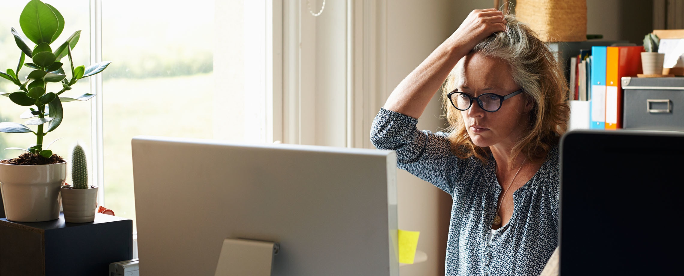 woman worried