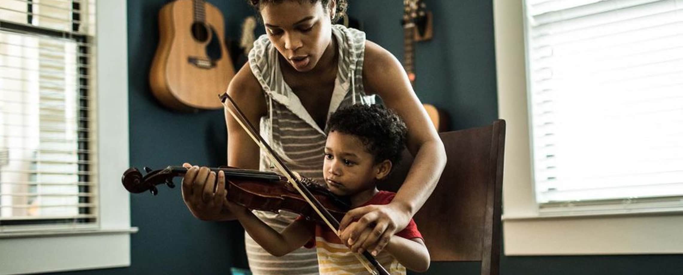 violin lesson