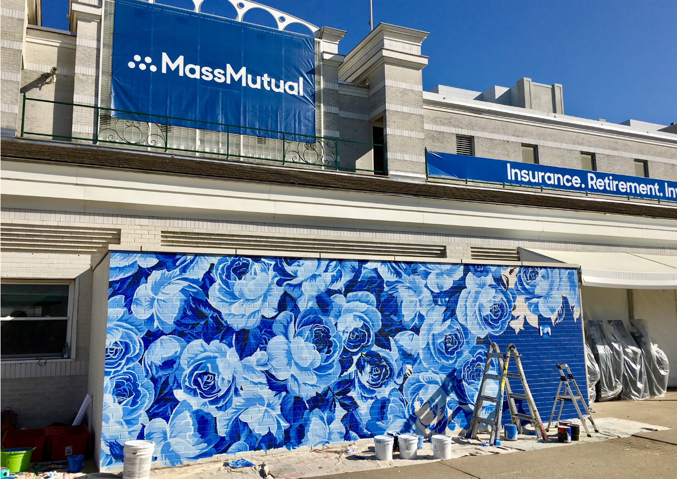 Mural mutuality at the Kentucky Derby MassMutual