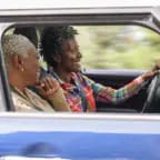 African-American women in car