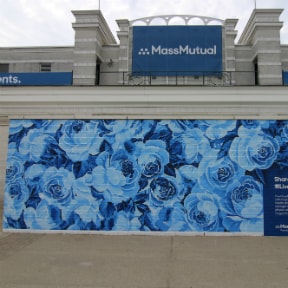 Large mural at MassMutual